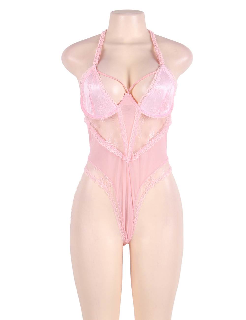 Pink Seduction Sexy Teddy Lingerie - KC Leather Co. Pink Seduction Sexy Teddy Lingerie - KC Leather Co.