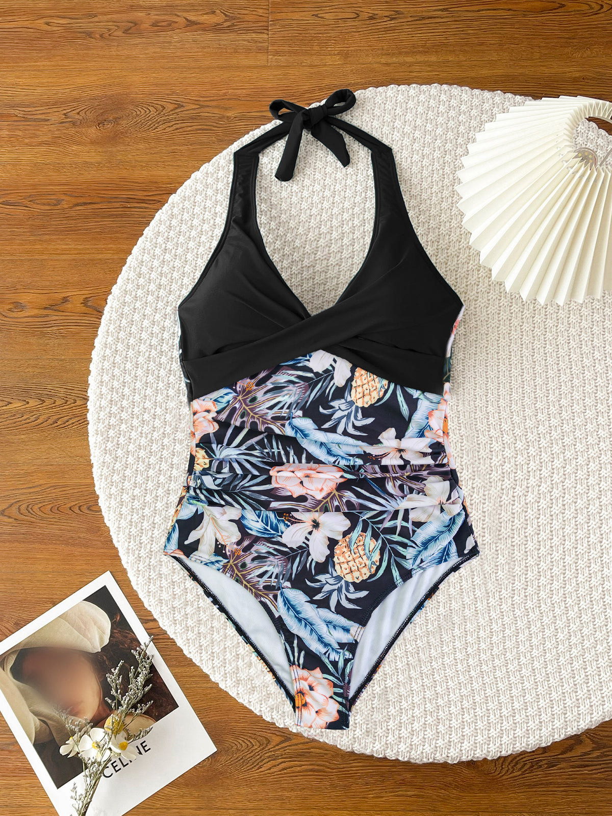 High-Waisted One-Piece Sexy Bikini Swimsuit for Women