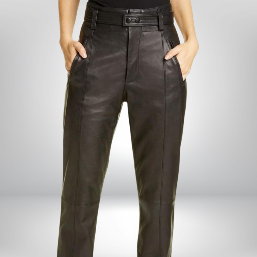 Women&#39;s Leather Trousers - Effi