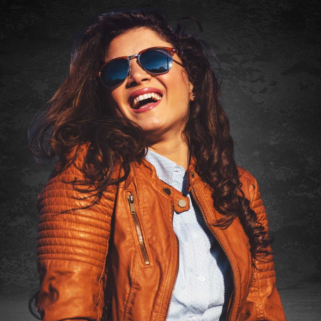 Women&#39;s Leather Racer jacket | KC Leather Signature Range -  Melody
