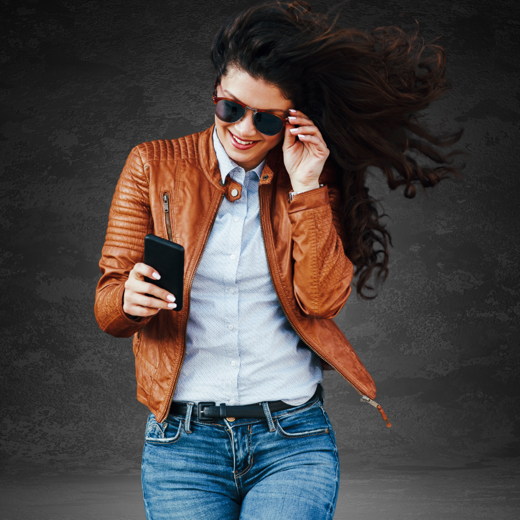 Women&#39;s Leather Racer jacket | KC Leather Signature Range -  Melody