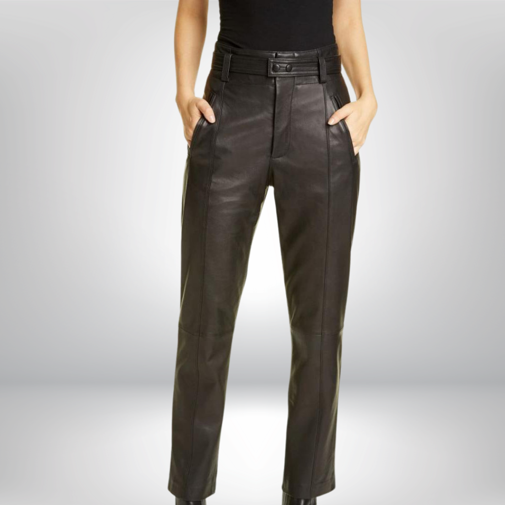 Women&#39;s Leather Trousers - Effi