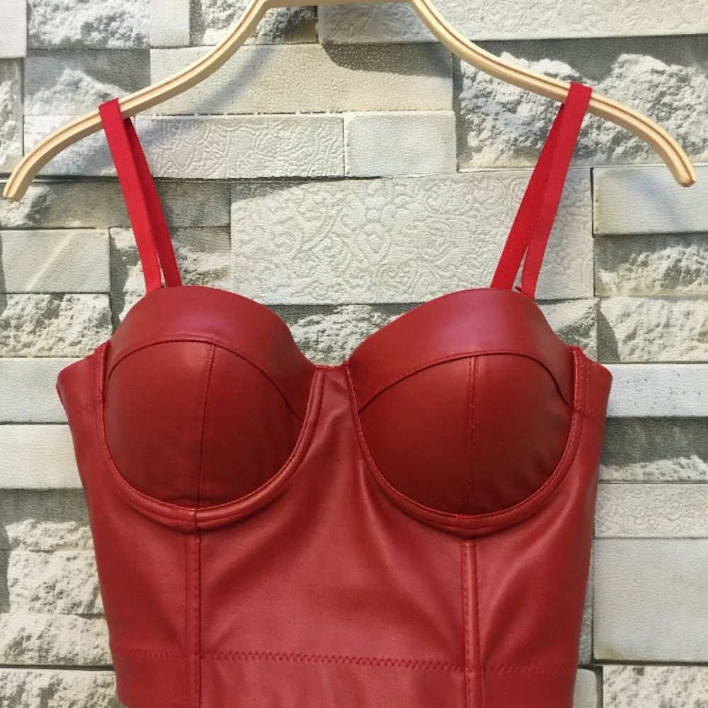 Wriufred Super Push Up Sexy Bandage Underwear Fashion Leather Glossy Women  Lingerie And Panties Suit BC Cup Ladies Bra Set Q0705 From Sihuai03, $18.01