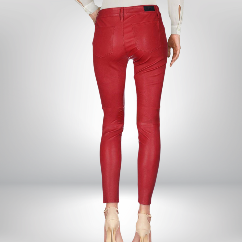 Women&#39;s Leather Jeans - Anna