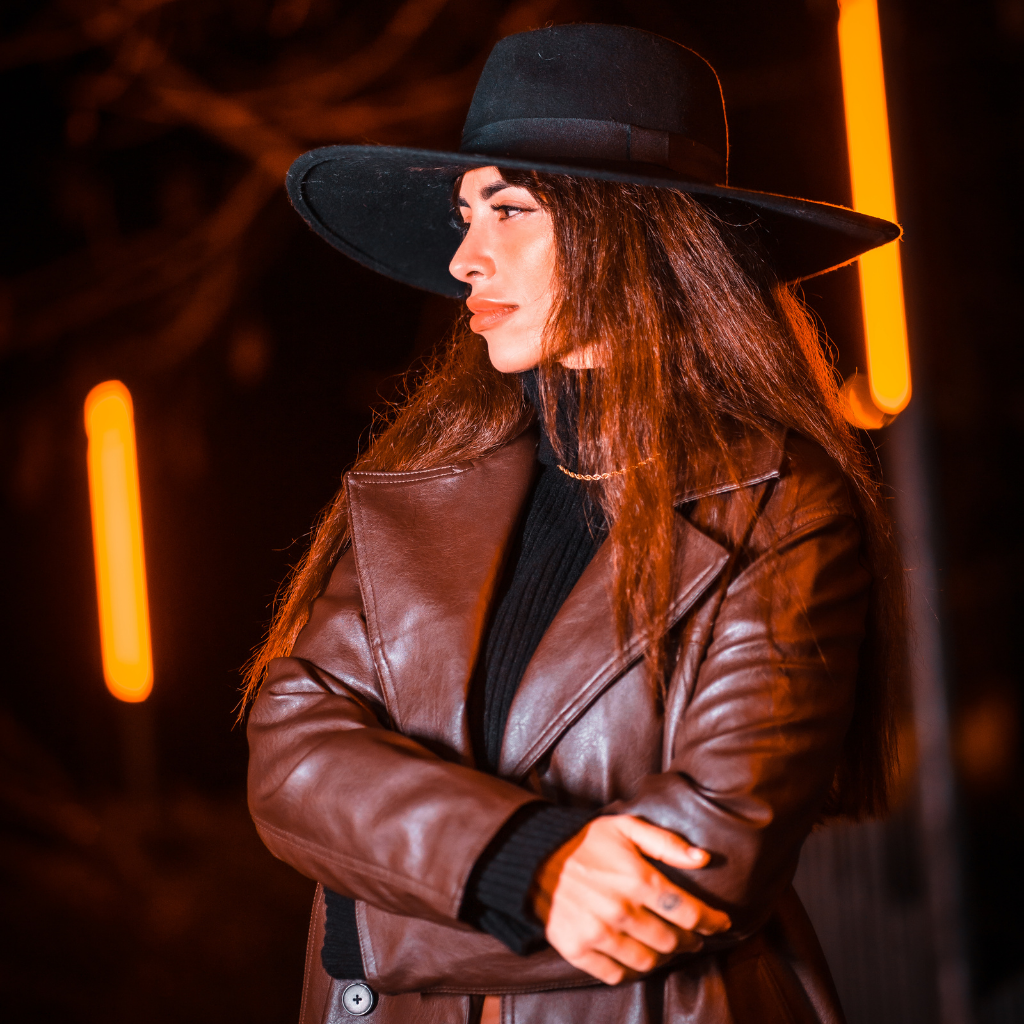 Women&#39;s Long Leather Coat | KC Leather Signature Range - Bilett