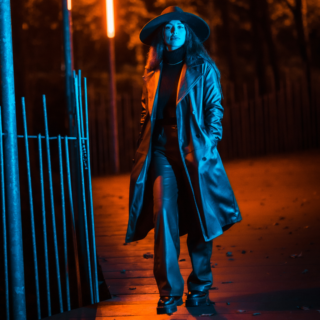 Women&#39;s Long Leather Coat | KC Leather Signature Range - Bilett