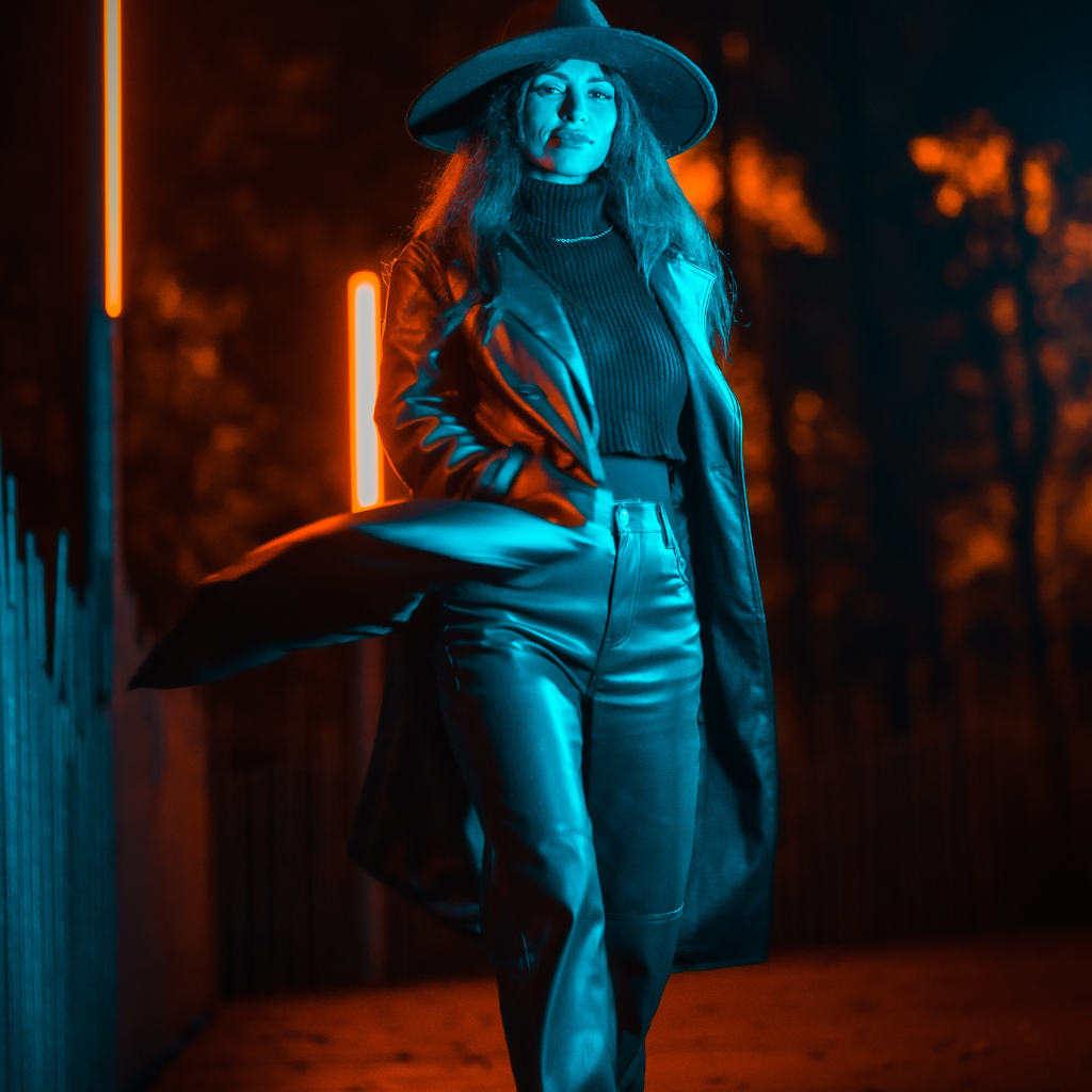 Women&#39;s Long Leather Coat | KC Leather Signature Range - Bilett