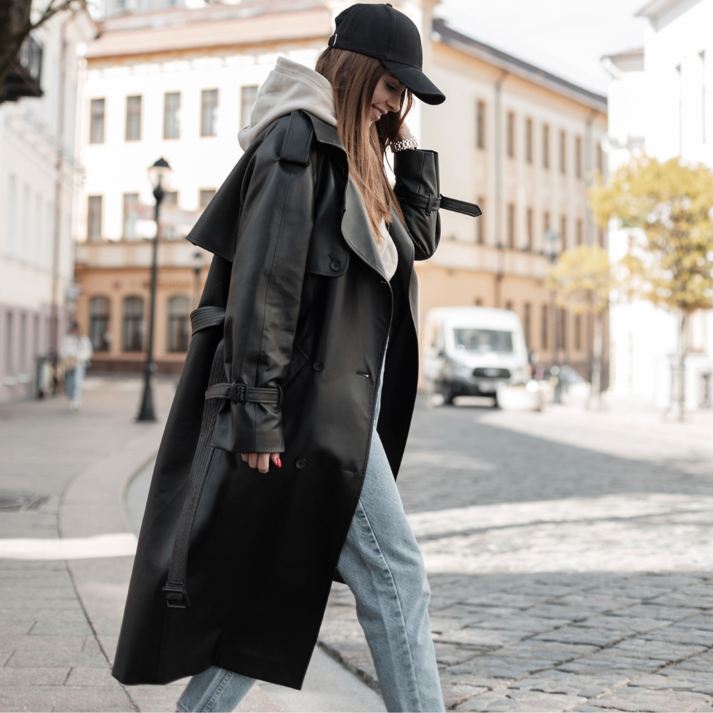 Women&#39;s Long Leather Coat | KC Leather Signature Range - Bibi