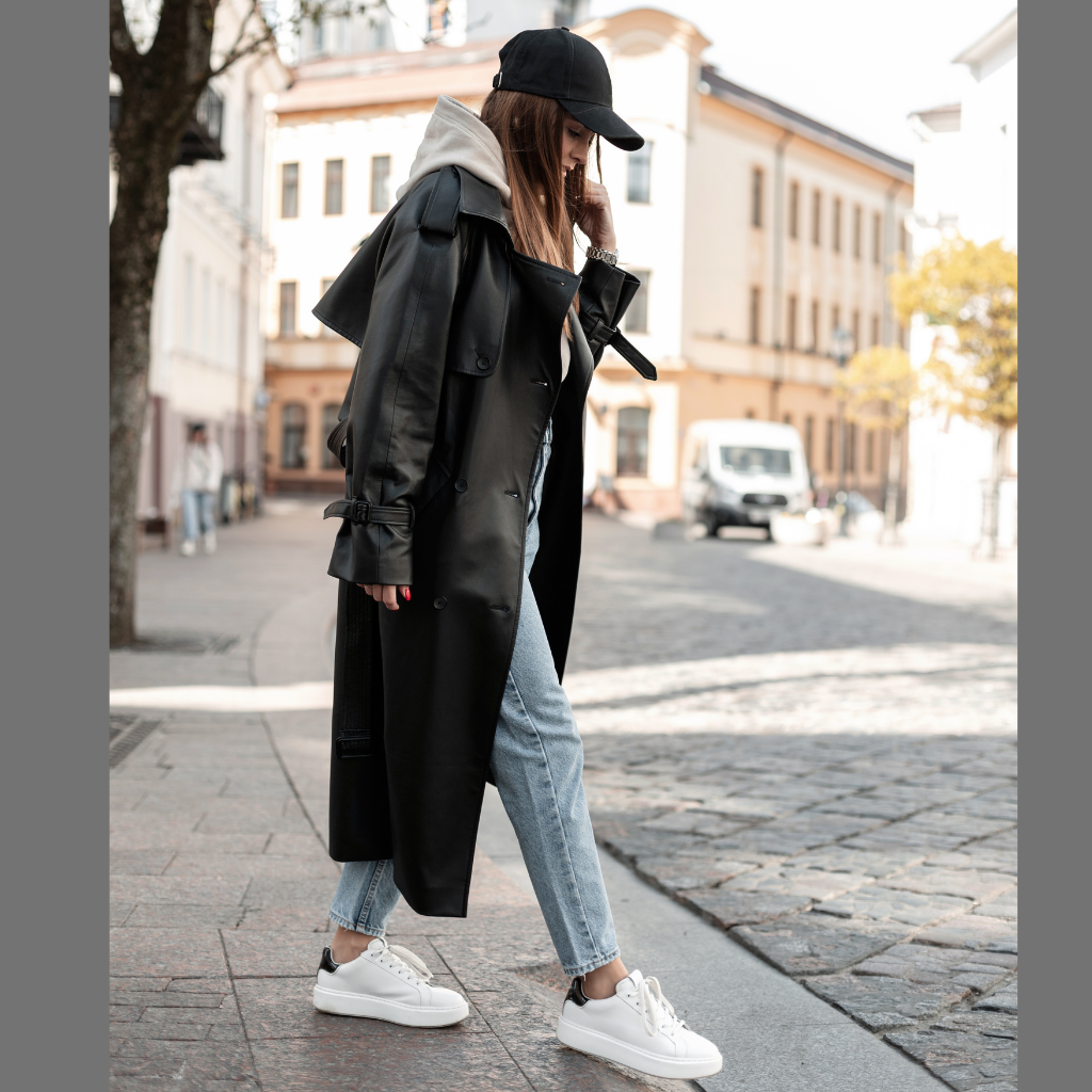 Women&#39;s Long Leather Coat | KC Leather Signature Range - Bibi