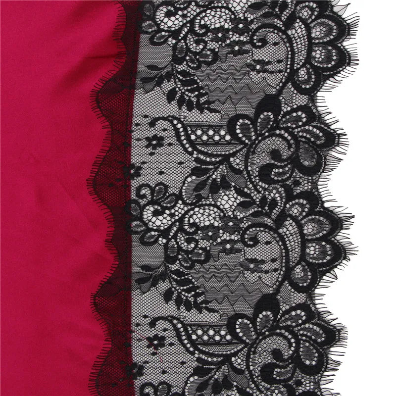 Newest Silk Robe Long Sleeves Lingerie Gowns Lace Patchwork Short Kimono Sexy Bride Robes Wedding
