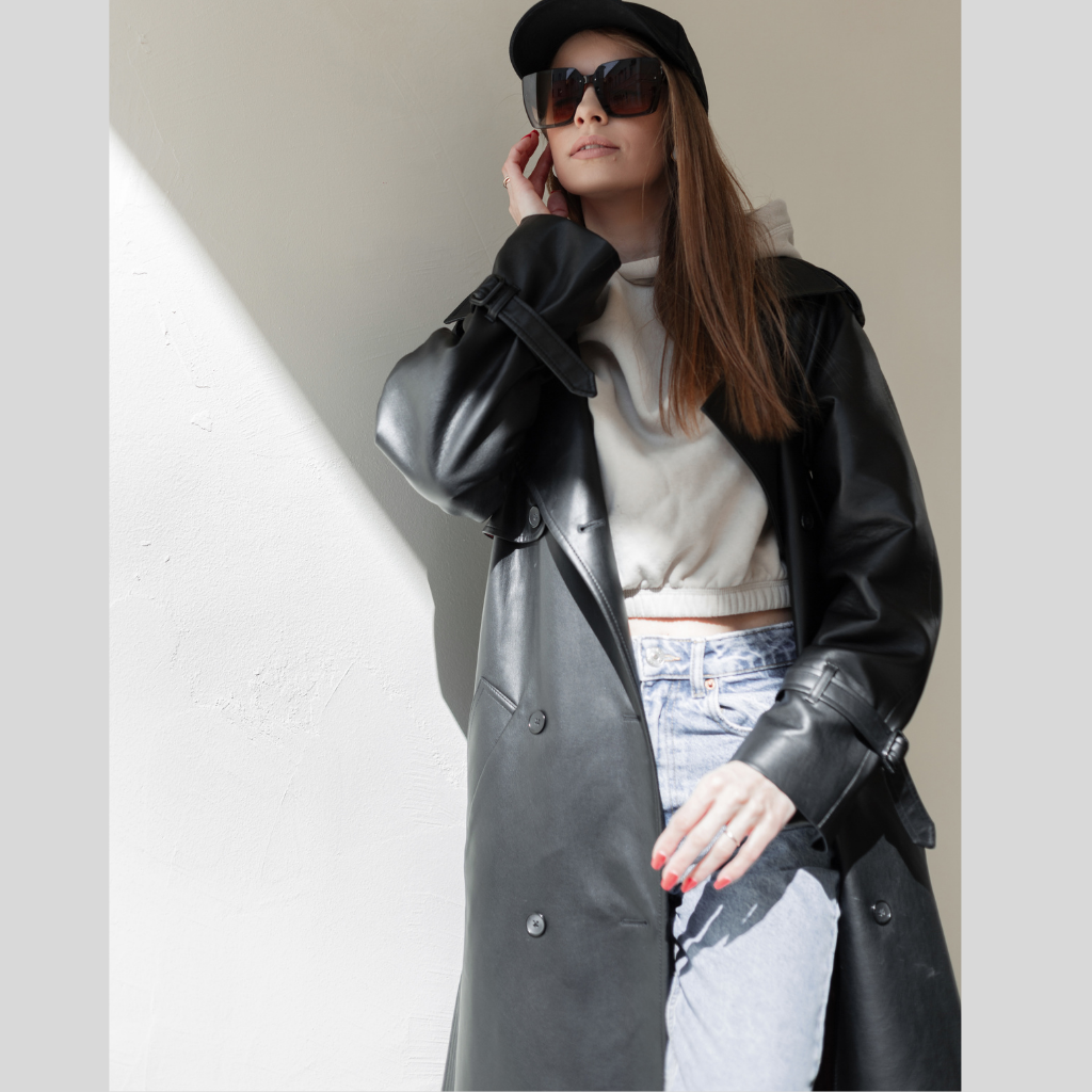 Women&#39;s Long Leather Coat | KC Leather Signature Range - Bibi