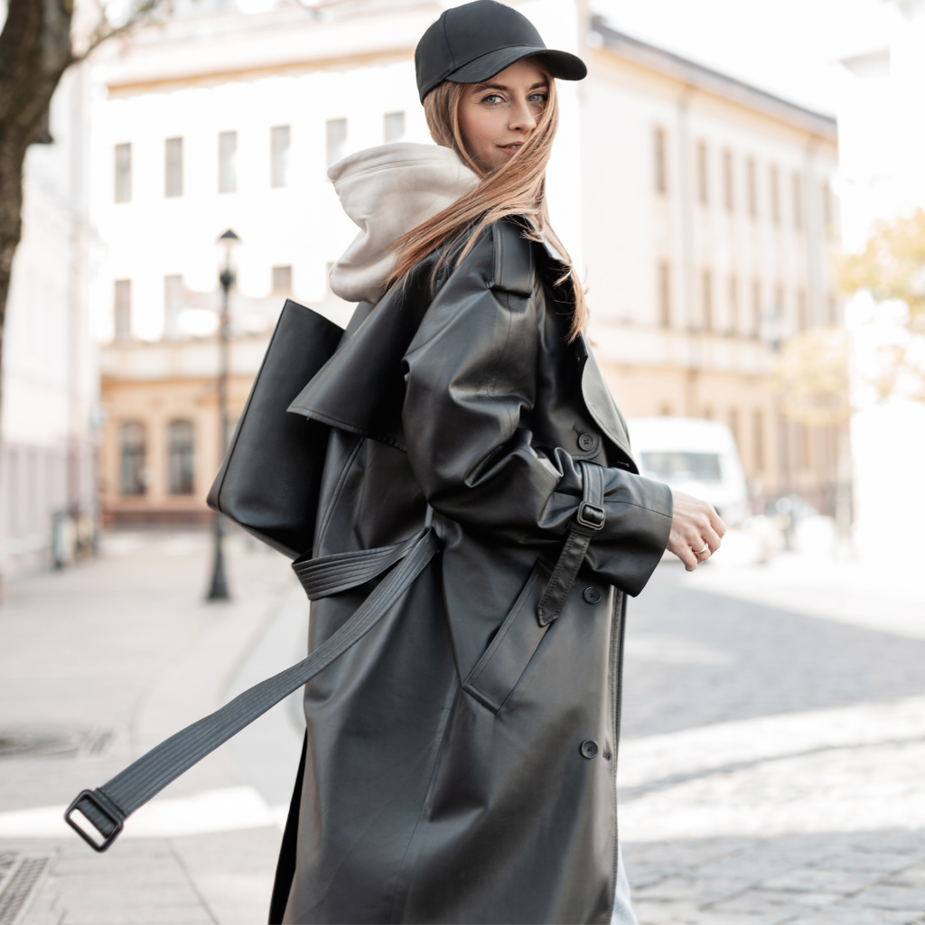 Women&#39;s Long Leather Coat | KC Leather Signature Range - Bibi