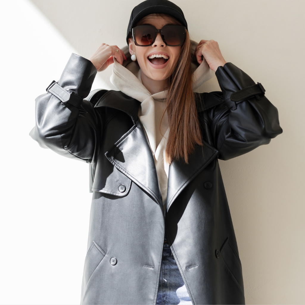 Women&#39;s Long Leather Coat | KC Leather Signature Range - Bibi