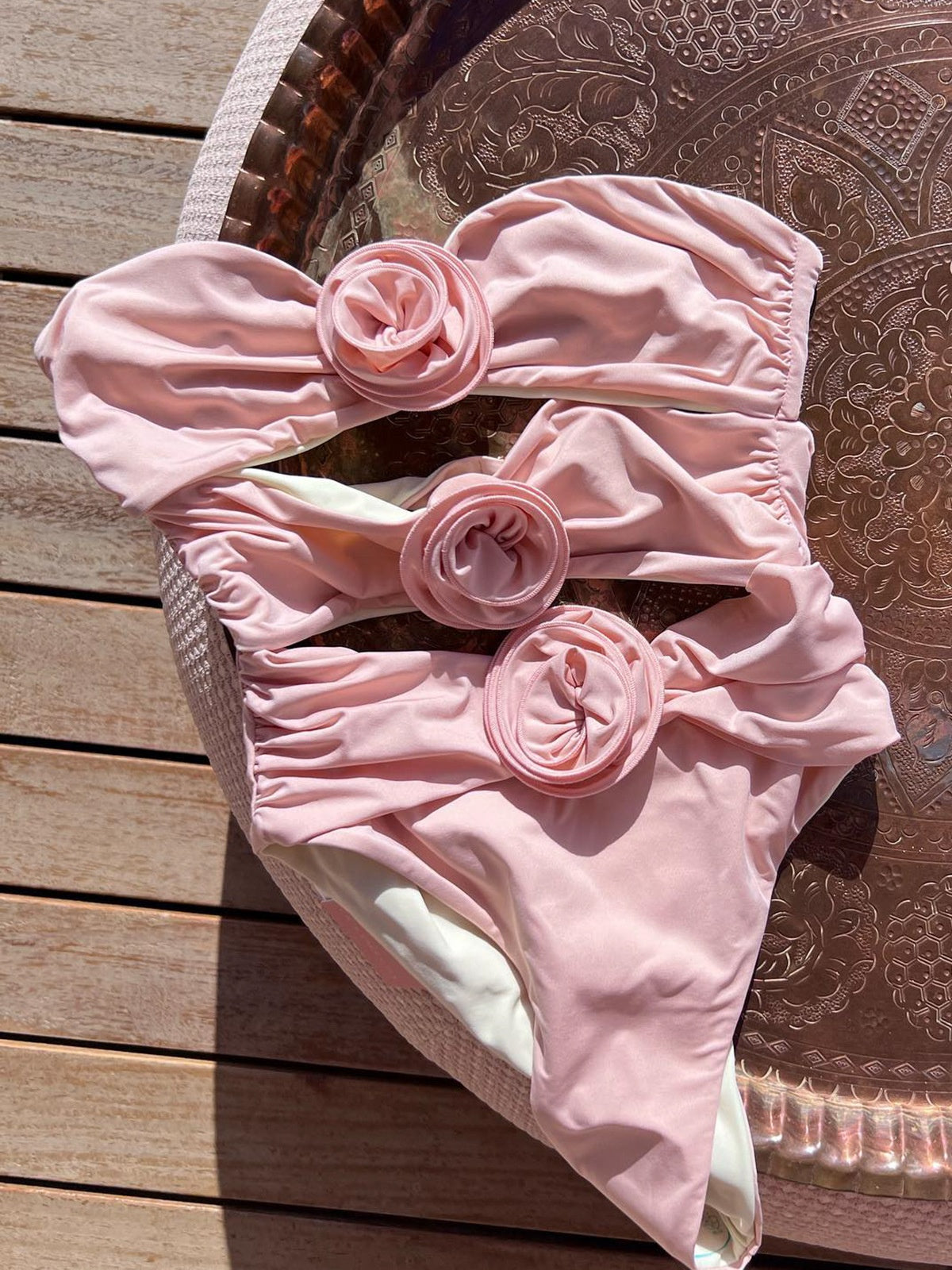Women's Bikini  Flowers Ladies' Swimwear Wholesale Bikini