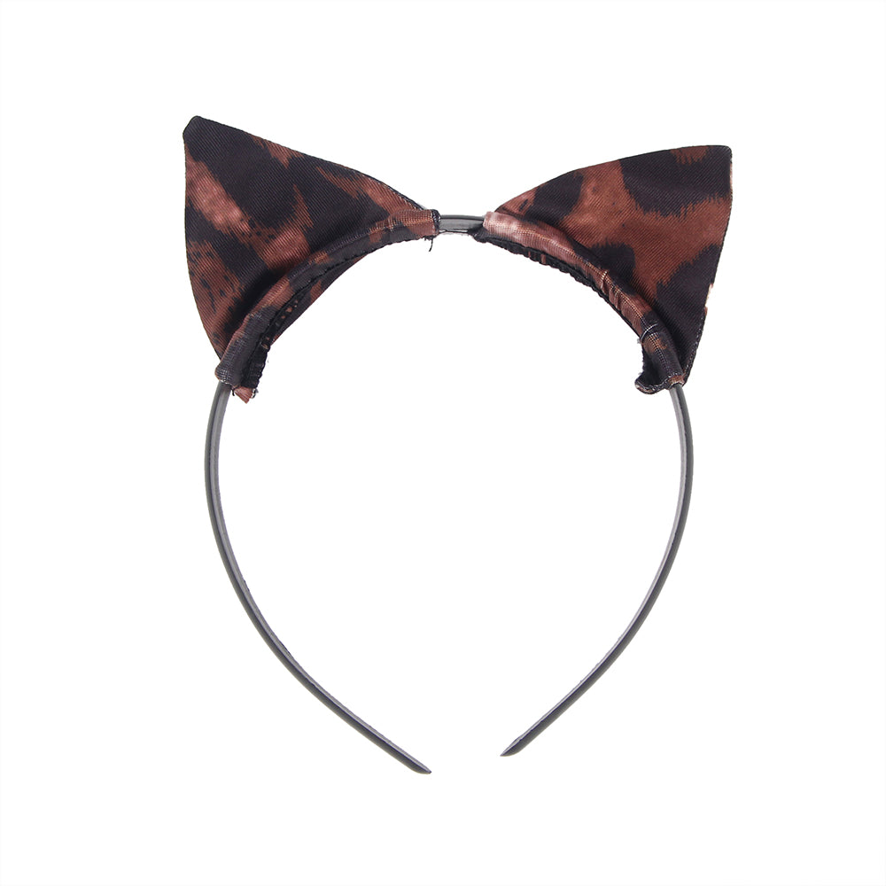 Plus Size Leopard Print Garter Belt Bra Set with Detachable Leg Ring