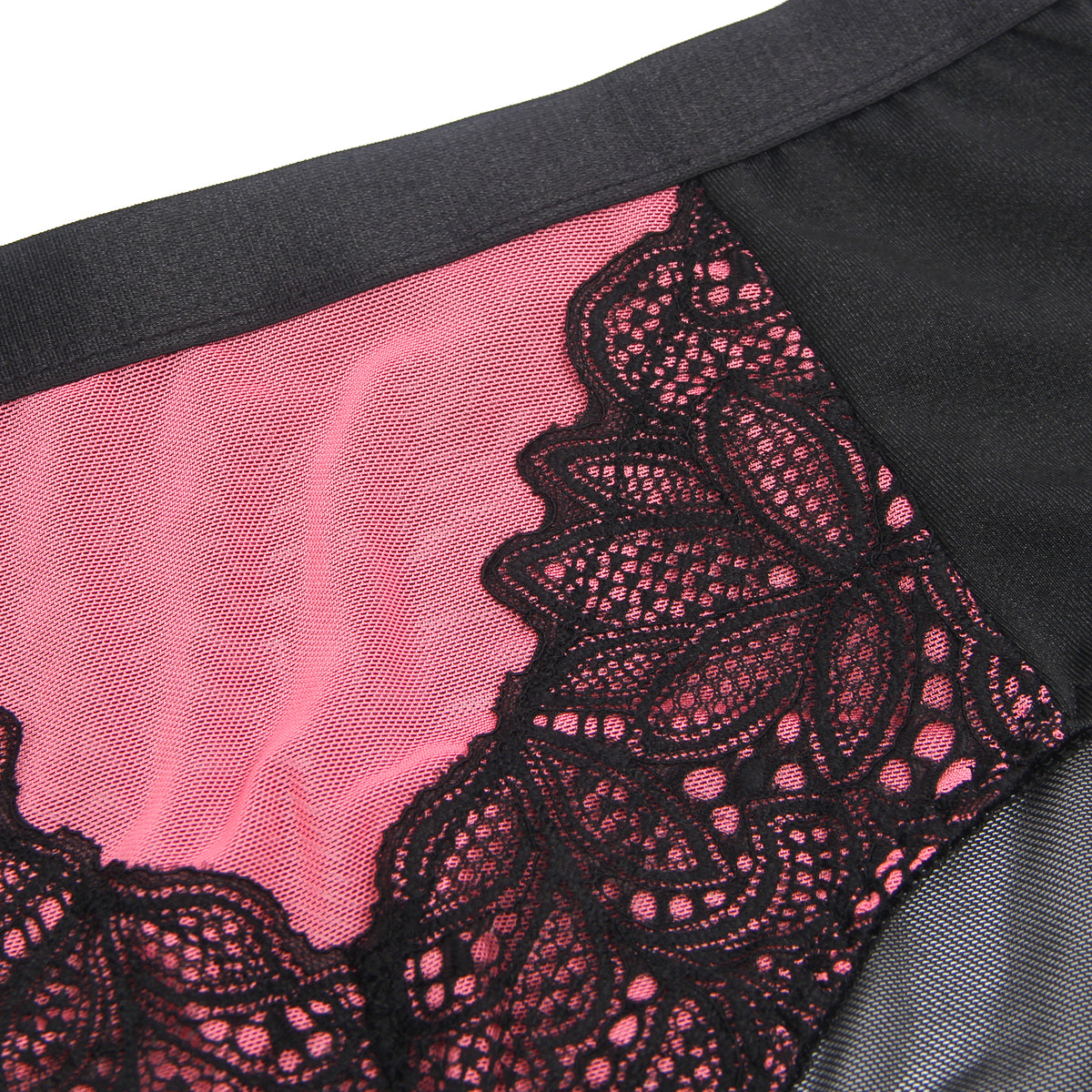 Sexy Lace Mesh Push-up Bra Set 2 Colours