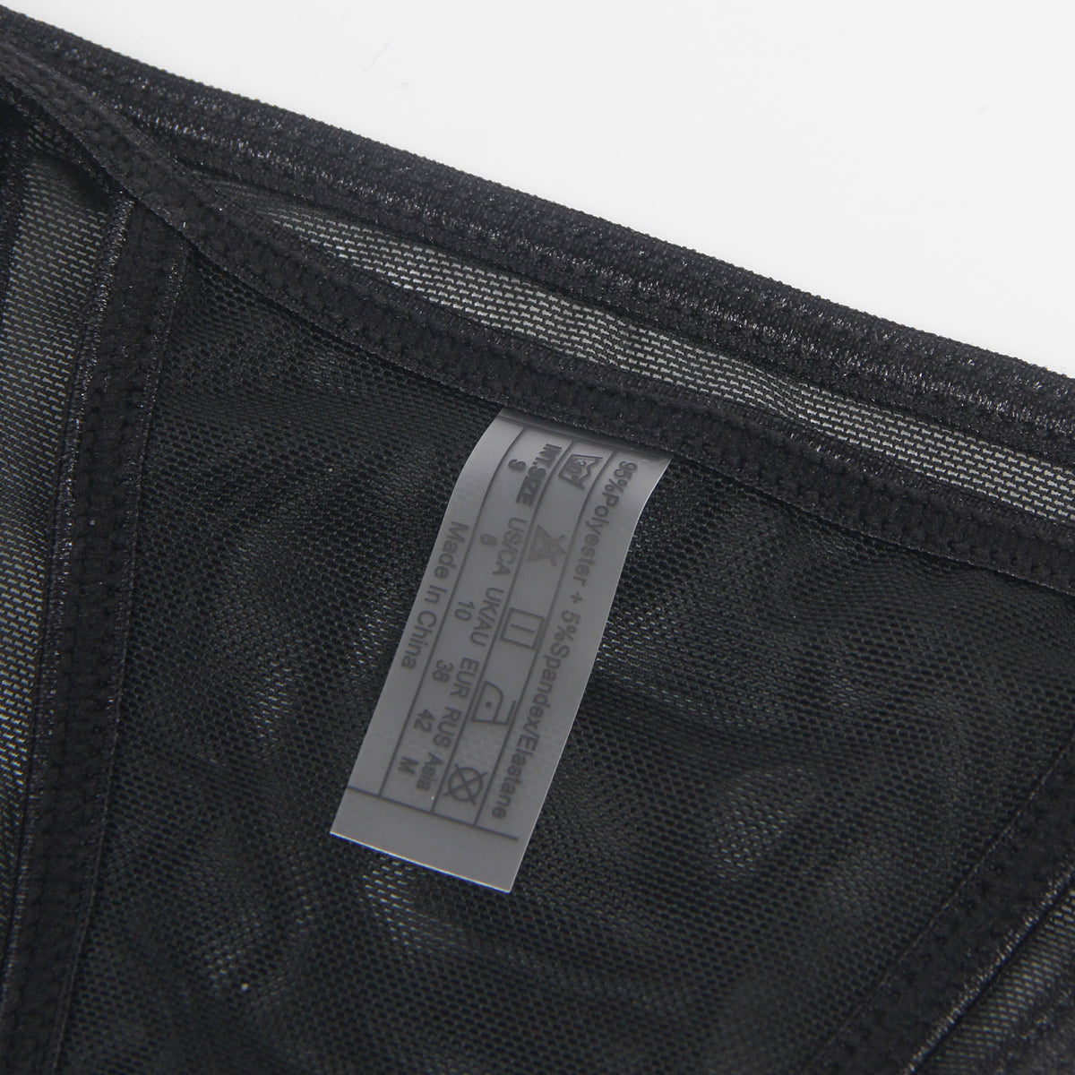 Black Sexy Mesh Embroidery Lace Lift Bra Suspender Nightdress