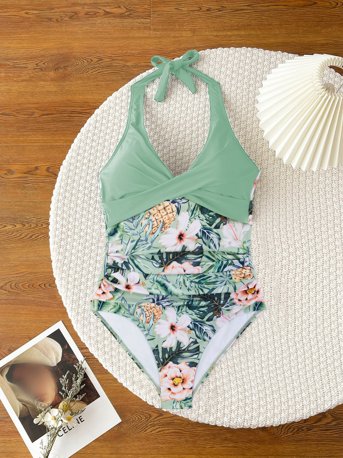 High-Waisted One-Piece Sexy Bikini Swimsuit for Women