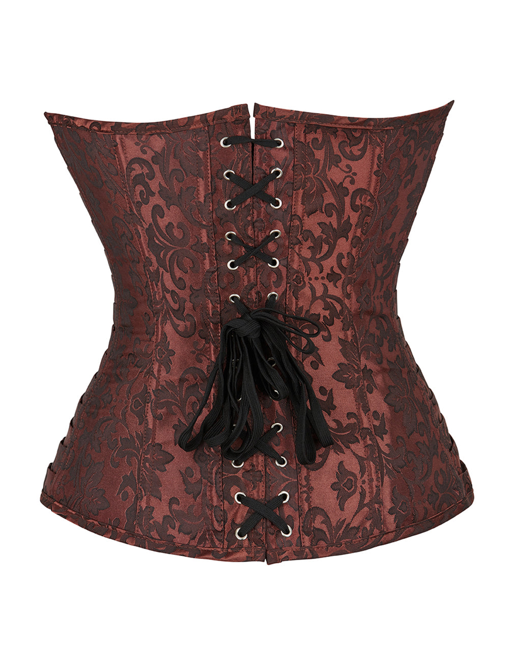 Steel Bones High Quality Red / Siler Retro Corset