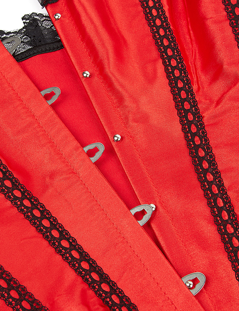 Black Lace Red Corset