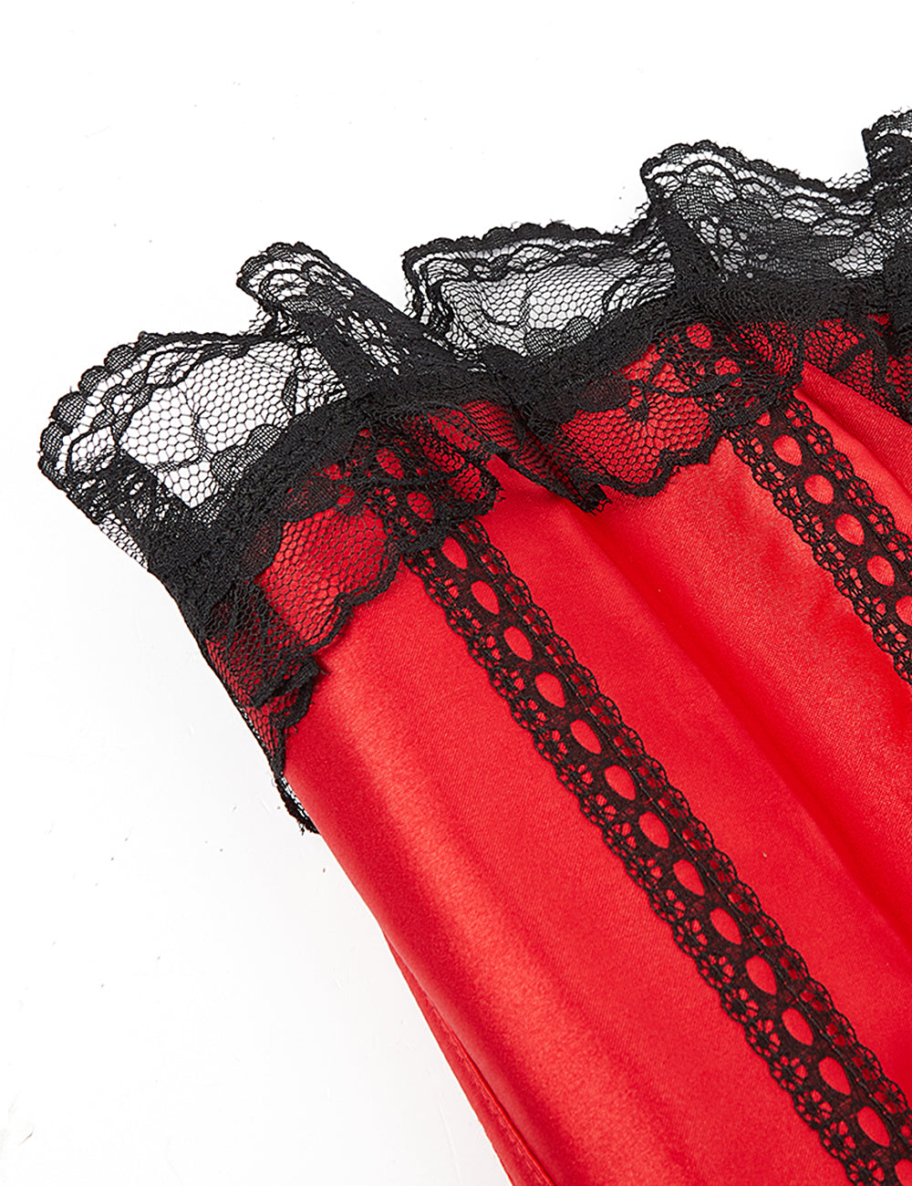 Black Lace Red Corset