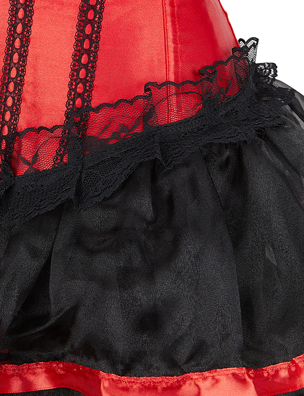 Black Lace Red Corset
