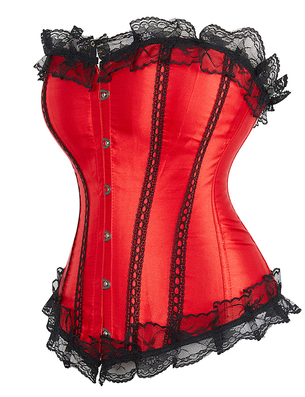 Black Lace Red Corset