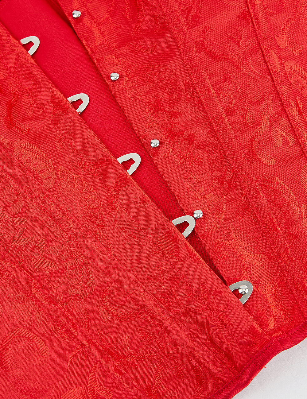 Off Shoulder Lace Corset - RED