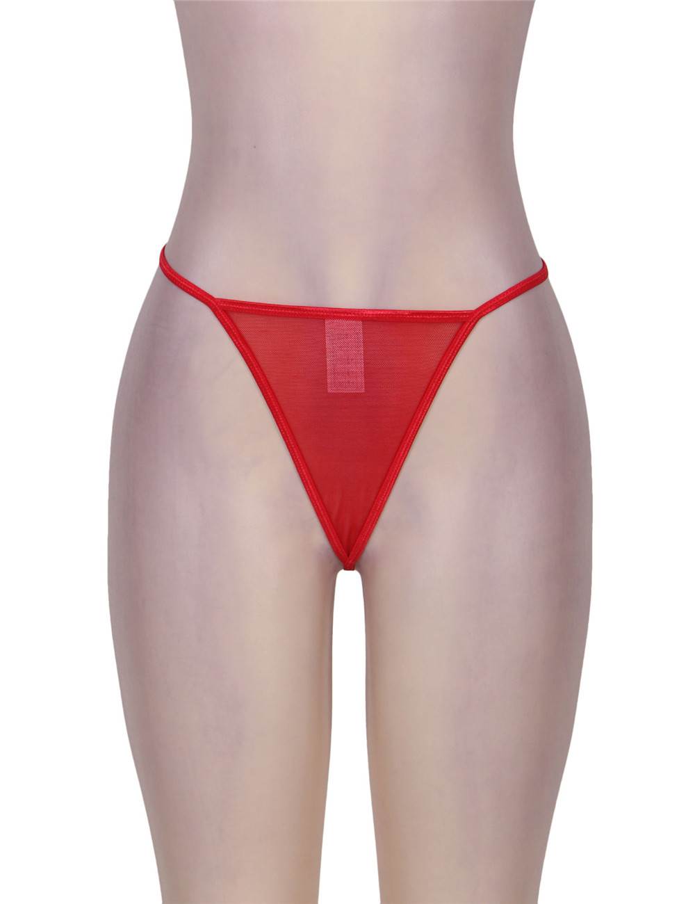 Sexy Lace Garter Panty #5 Red