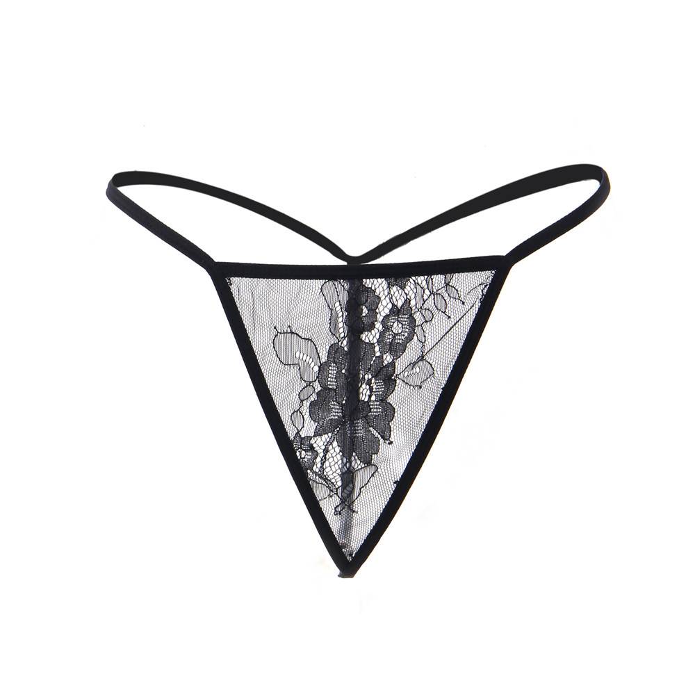 Sexy Long Sleeve Short Sleepwear with Thong Plus Size Black