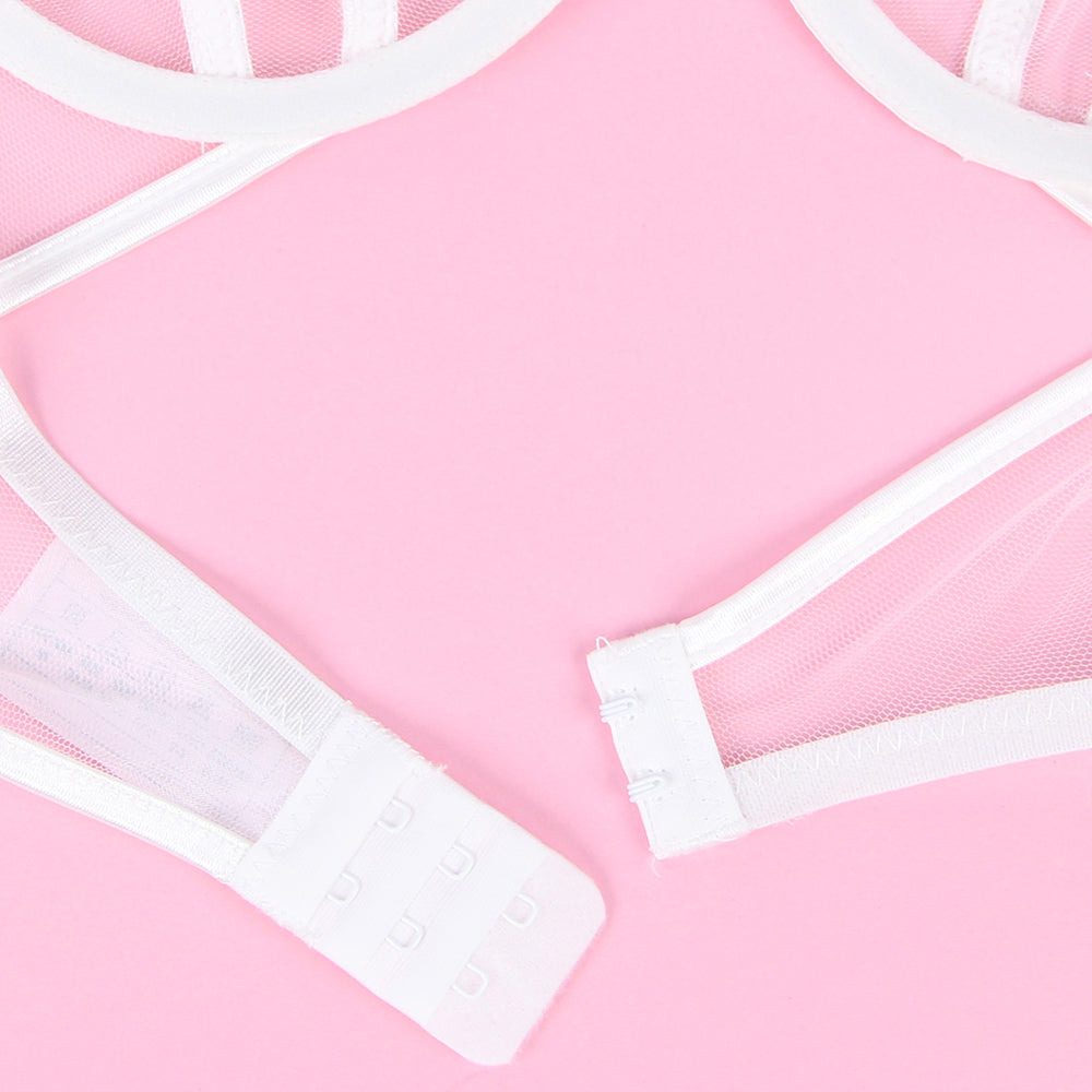 Lace Underwire Garter Lingerie Set 2