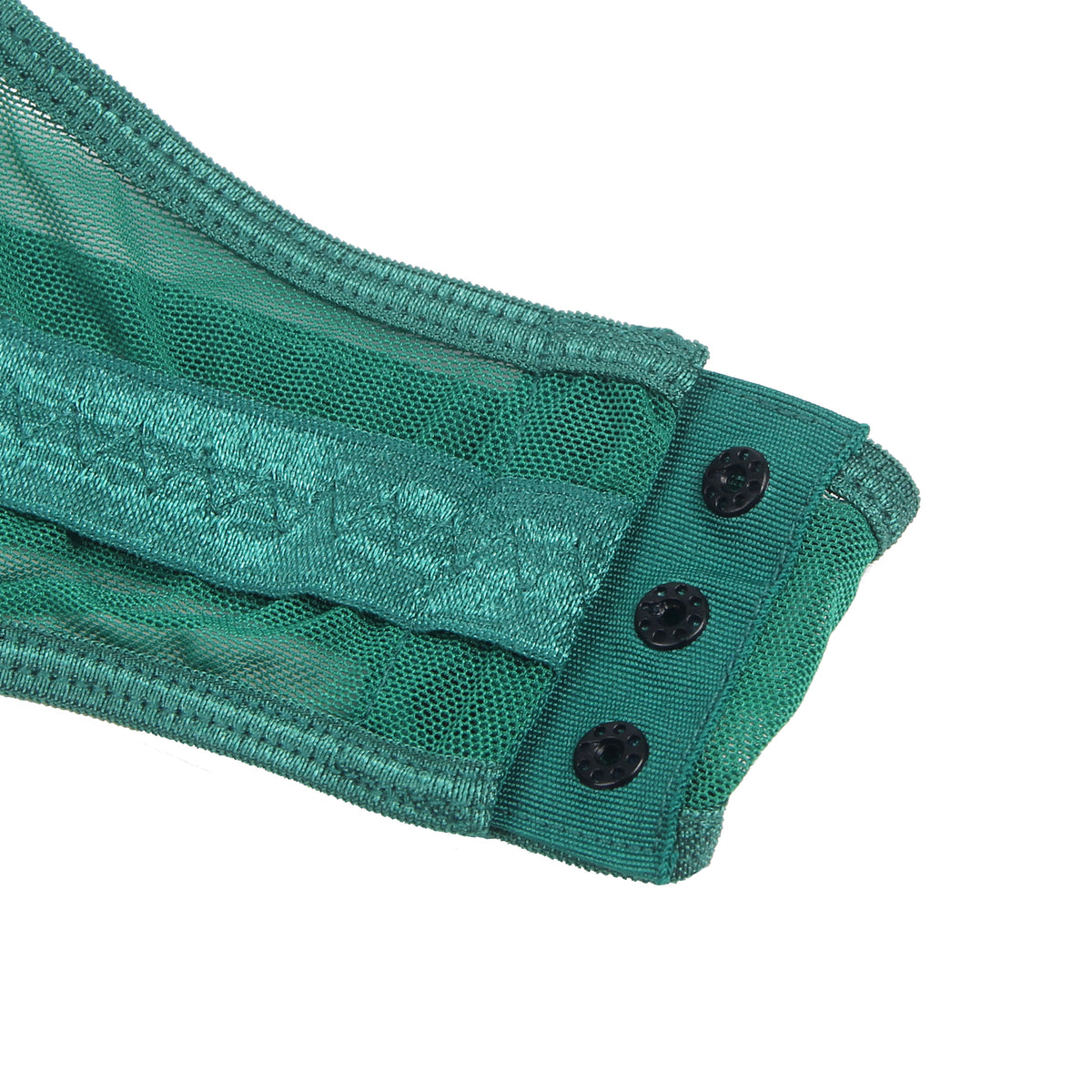 Sexy Slim Lace Garter Leg Ring Teddy Green