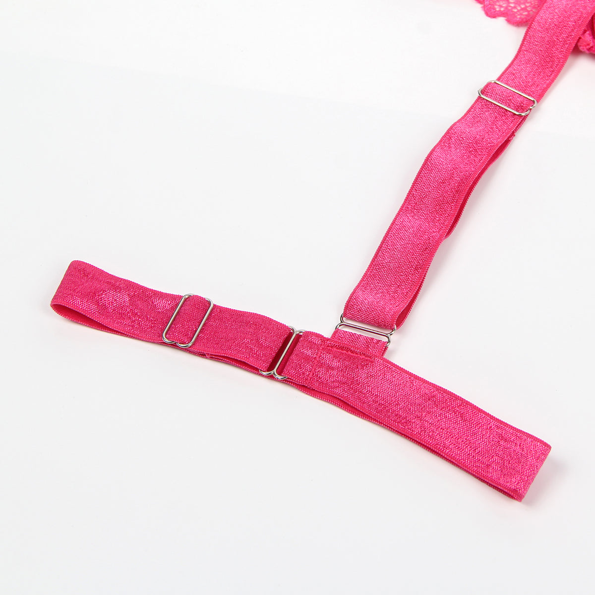 Sexy Slim Lace Garter Leg Ring Teddy Pink