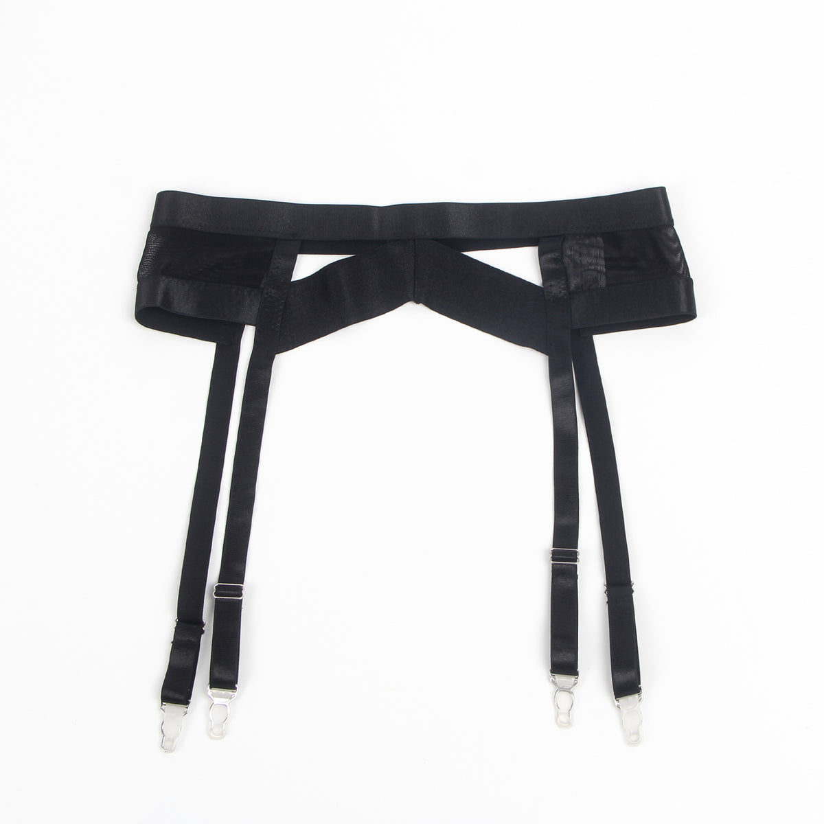 Black Bondage Garter Belt Bra Set Plus Size - KC Leather Co. Black Bondage Garter Belt Bra Set Plus Size - KC Leather Co.