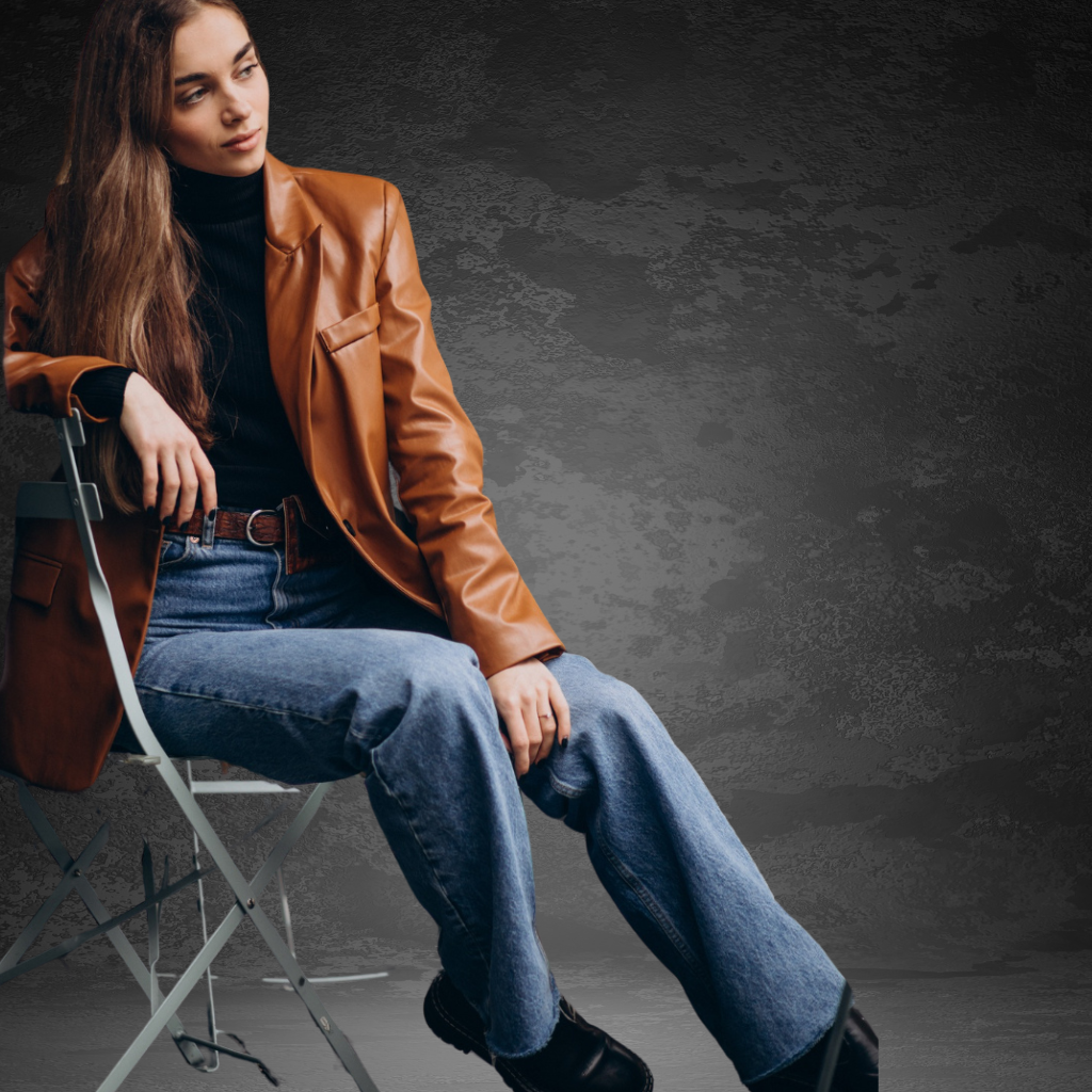 Women&#39;s Leather Blaser Jacket | KC Leather Signature Range - Barcelona
