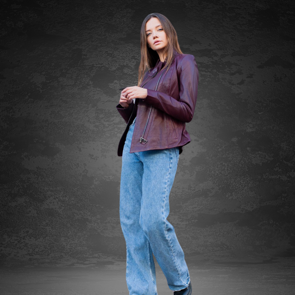 Women&#39;s Leather Jacket | KC Leather Signature Range - Elegant