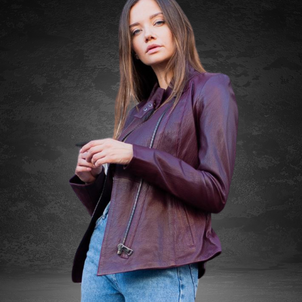 Women&#39;s Leather Jacket | KC Leather Signature Range - Elegant