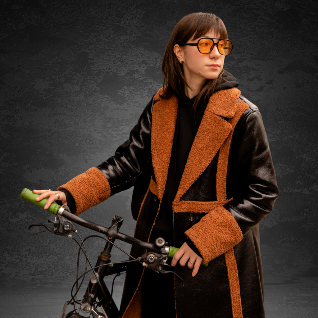 Women&#39;s Long Leather Trench Coat | KC Leather Signature Range - Portocali