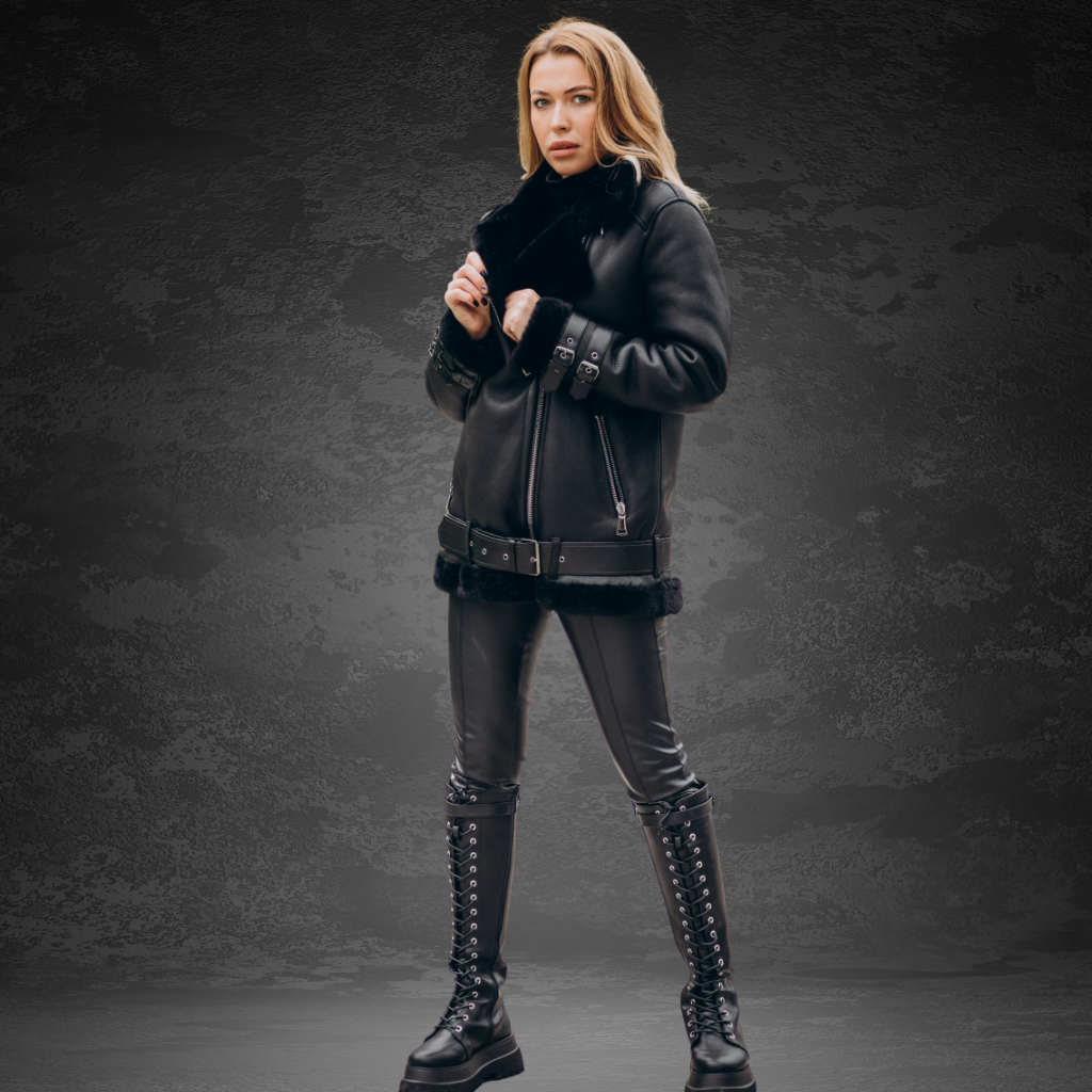 Women&#39;s Long Leather Coat | KC Leather Signature Range - Napa 1