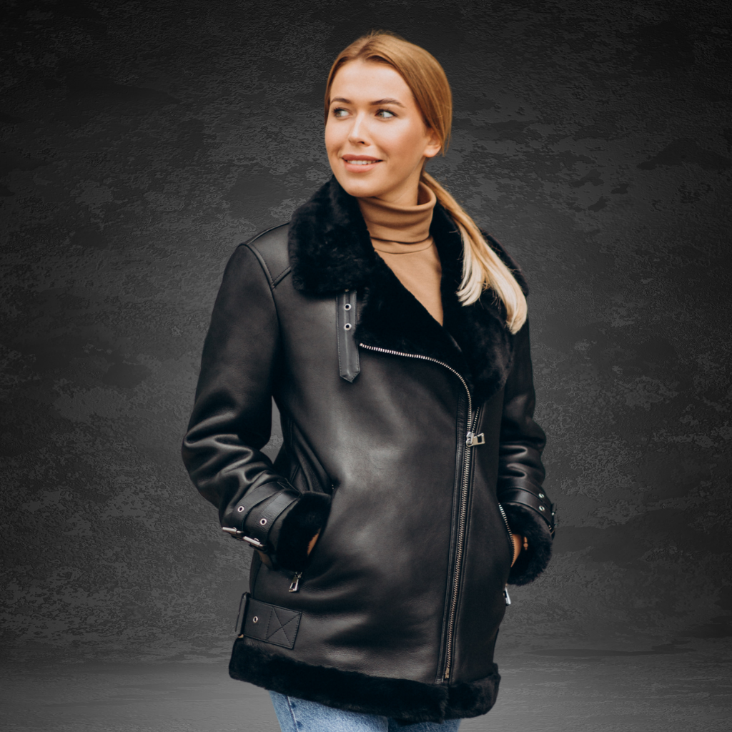 Women&#39;s Long Leather Coat | KC Leather Signature Range - Napa 1