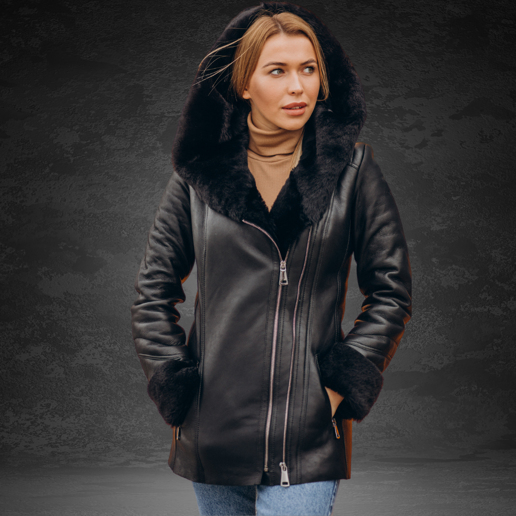 Women&#39;s Long Leather Coat | KC Leather Signature Range - Napa 4