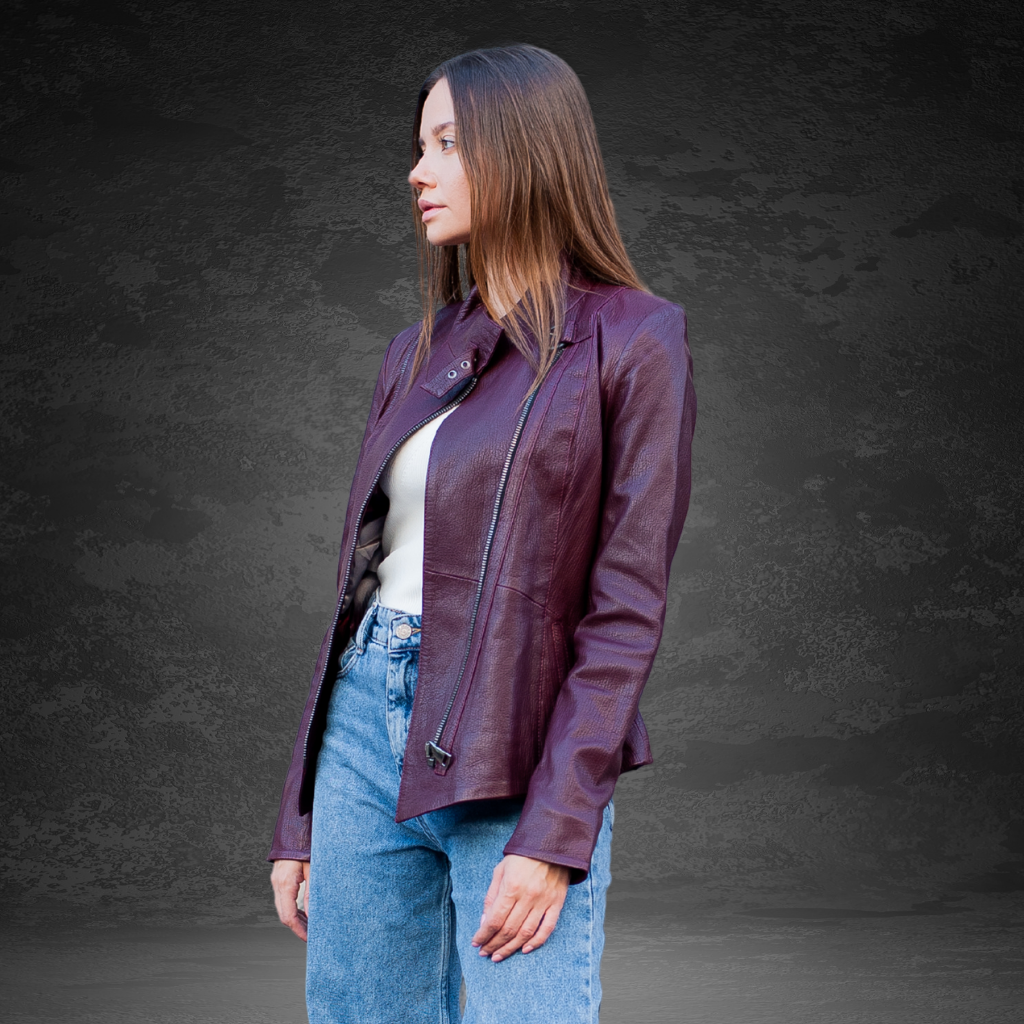 Women&#39;s Leather Jacket | KC Leather Signature Range - Elegant