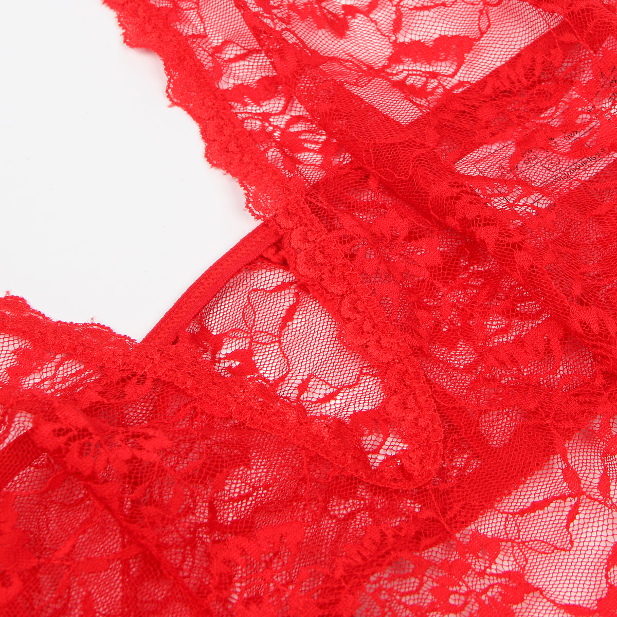 Lace Halter Teddy Lingerie