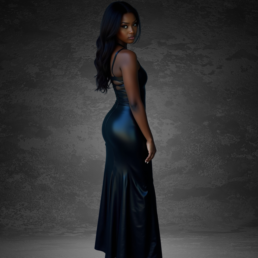 Custom black sheep leather dresses Choice of 10