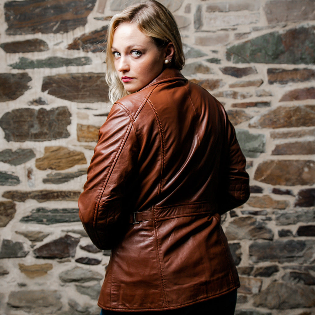 women's winter lambskin leather brown coat plus size zara