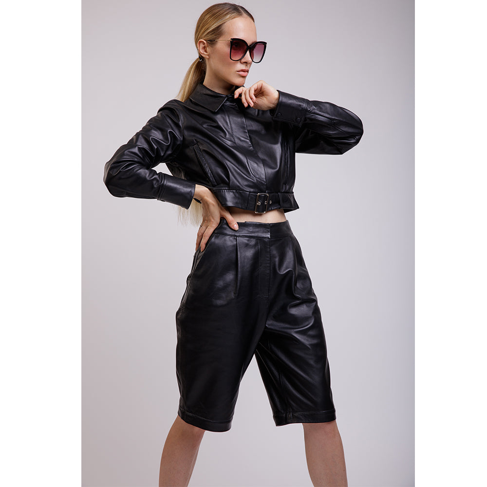 Women's Leather Pants Judy Black Leather Trousers KC Leather, Women In Leather  Trousers
