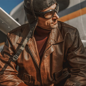 Men's LOUIS VUITTON Aviator Jacket Blue 1A7XP2 - KICKS CREW